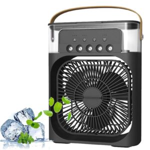 Mini Portable Air Cooler Fan with Evaporative Cooling | 3-Speed Personal Air Conditioner | Random Color - Image 1