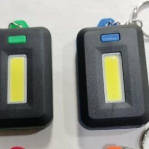 Mini COB LED Keychain Flashlight 3 Modes | Portable Rechargeable Keychain Torch | Emergency Pocket Light (Random Color) - Image 3