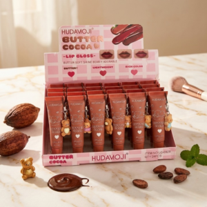 Hudamoji Multi-Shade Butter Cocoa Matte Lip Gloss – Lightweight & Rich Color Collection (Pack Of 2) - Image 2