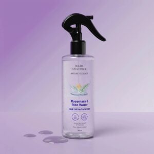 Bare Anatomy Rosemary Water Spray for Hair Growth & Thickness with Rice Water – 200ml - Image 3