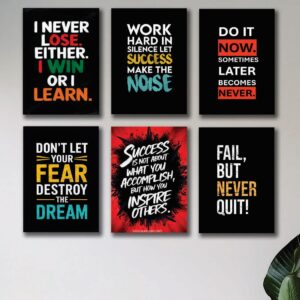 Set of 6 Premium Wall Art Photo Tiles – Modern Home Decor Sets 8 X 11 - Image 1