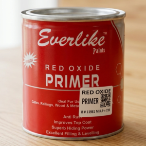 Everlike Red Oxide Primer 0.91 Liter – Anti Rust Metal & Wood Primer for Strong Base Coating - Image 3