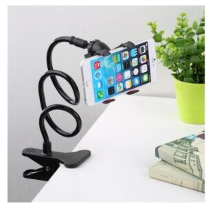 Flexible Snake Mobile Stand – Adjustable Lazy Phone Holder for Desk, Bed & Table | Random Color - Image 1