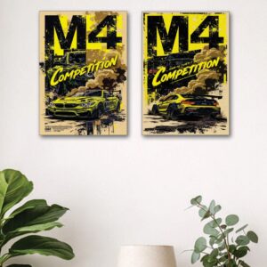 Set of 2 Premium Wall Art Photo Tiles – Modern Home Decor Sets - Image 1