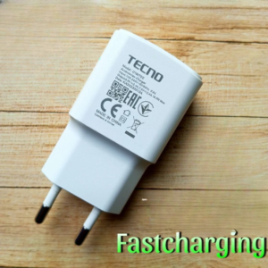 Tecno Fast Charging Charger with USB Cable Complete Set | Original Quality Power Adapter for Tecno Mobile Phones - Image 1