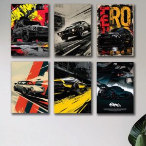 Set of 6 Premium Wall Art Photo Tiles – Modern Home Decor Sets - Image 1