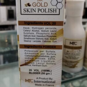 MTC International Extra Glow 24K Gold Skin Polish Kit – Professional Face & Body Brightening System - Image 4