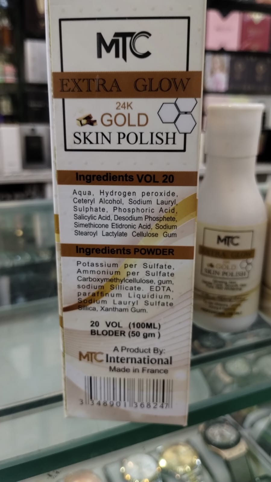 MTC International Extra Glow 24K Gold Skin Polish Kit – Professional Face & Body Brightening System - Image 4