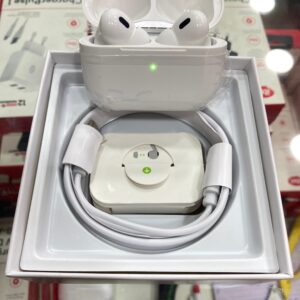 ANC Wireless Earbuds with Active Noise Cancellation & Charging Case – White - Image 4