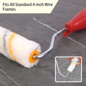 Mini Paint Roller Refill 4 Inch – High Quality Paint Roller Sleeve for Smooth Wall Finishing (10 PCs) - Image 3