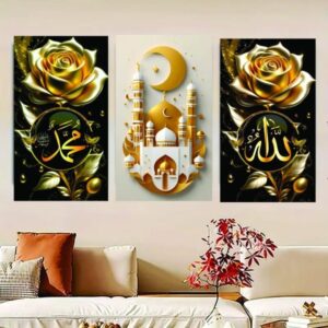 Set of 3 Premium Wall Art Photo Tiles – Modern Home Decor Sets 8x11 - Image 1