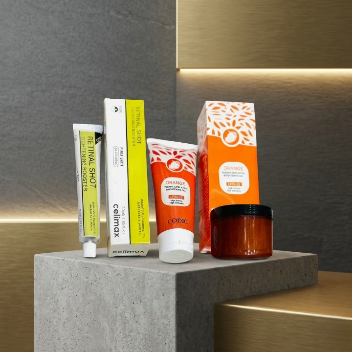 Ultimate Skin Transformation Bundle Deal – Retinal Shot Booster, Orange Enzyme Gel & Zafrani Whitening Cream (Pack of 3) - Image 3