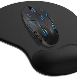 Premium Ergonomic Gaming Mouse Pad with Wrist Support – Non-Slip Base & Comfortable Memory Foam Design (Random Color) - Image 1