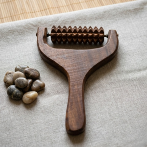 Handcrafted Wooden Scalp, Head, Neck, and Shoulder Massager – Reflexology & Acupressure Roller - Image 3