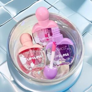 Huda Moji High Pigmented Lip Oil Set – Shades of Pink Gloss Collection ~ Pack Of 6 - Image 2
