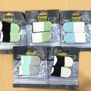 Premium Gaming Finger Sleeves Bundle 1 Pair Anti Sweat Touchscreen | Random Colour - Image 5