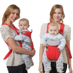 Adjustable Baby Carrier Safety Belt Backpack | Strong Material Infant & Toddler Carrier | Comfortable Baby Carrying Sling for Newborns (Random Color) - Image 1