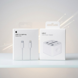 20W USB-C Power Adapter + USB-C to Lightning Fast Charging Cable (1m) Set - Image 3