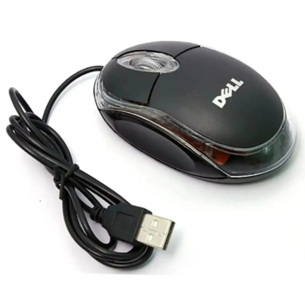 Dell USB Wired Mouse – Smooth & Reliable Optical Tracking for Laptops and Desktop PCs