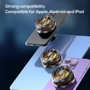 MEMO CX07 Pro Mobile Cooling Fan 25W Semiconductor Phone Cooler – Fast Cooling Gaming Radiator for Android & iPhone ~ Magnetic Support - Image 1