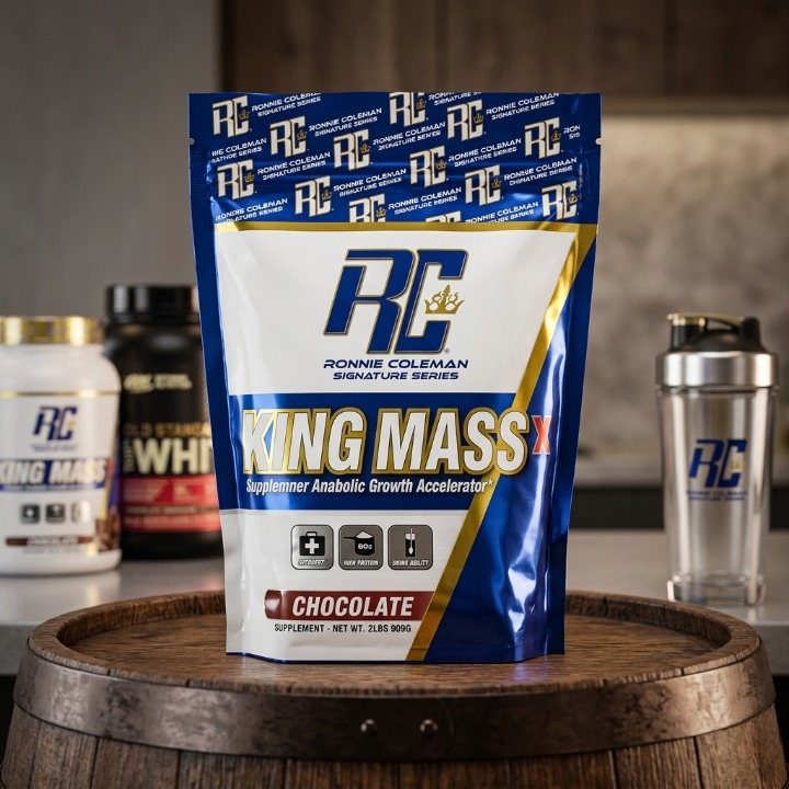King Mass Chocolate Protein Weight Gainer Powder for Muscle Mass & Strength - Image 4
