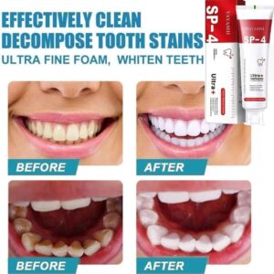 Premium YAYASHI SP-4 Ultra Whitening Probiotic Toothpaste – Advanced Red Tube Super Probiotic Stain Removal Oral Care - Image 1
