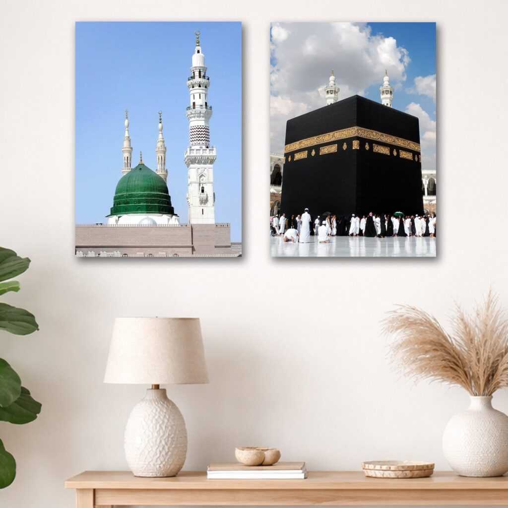 Set of 2 Premium Wall Art Photo Tiles – Modern Home Decor Sets 8x11