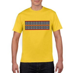 Yellow Half Sleeves Cotton T-Shirt for Men – Soft Breathable Casual Round Neck Summer Wear Tee - Image 1