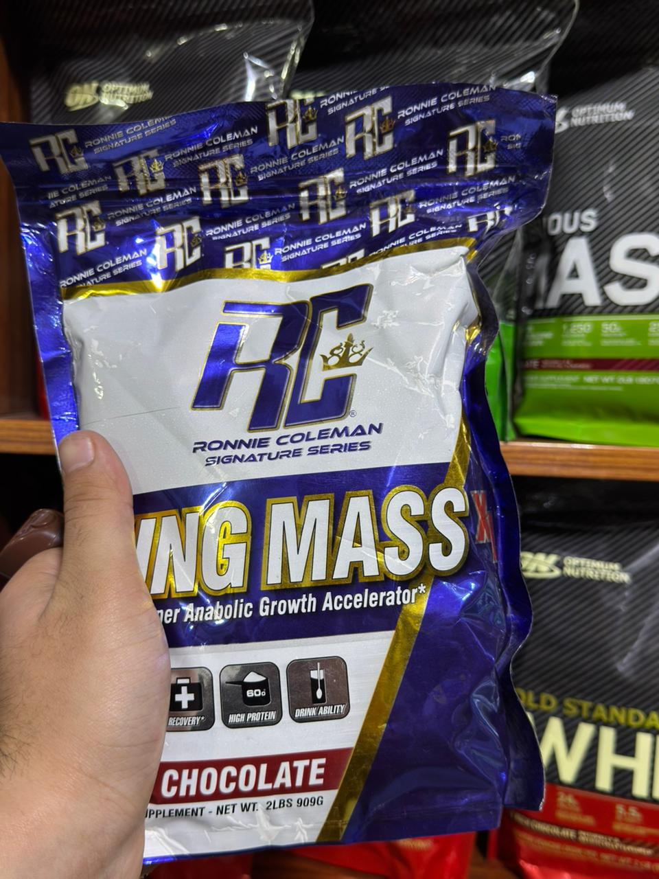 King Mass Chocolate Protein Weight Gainer Powder for Muscle Mass & Strength - Image 5