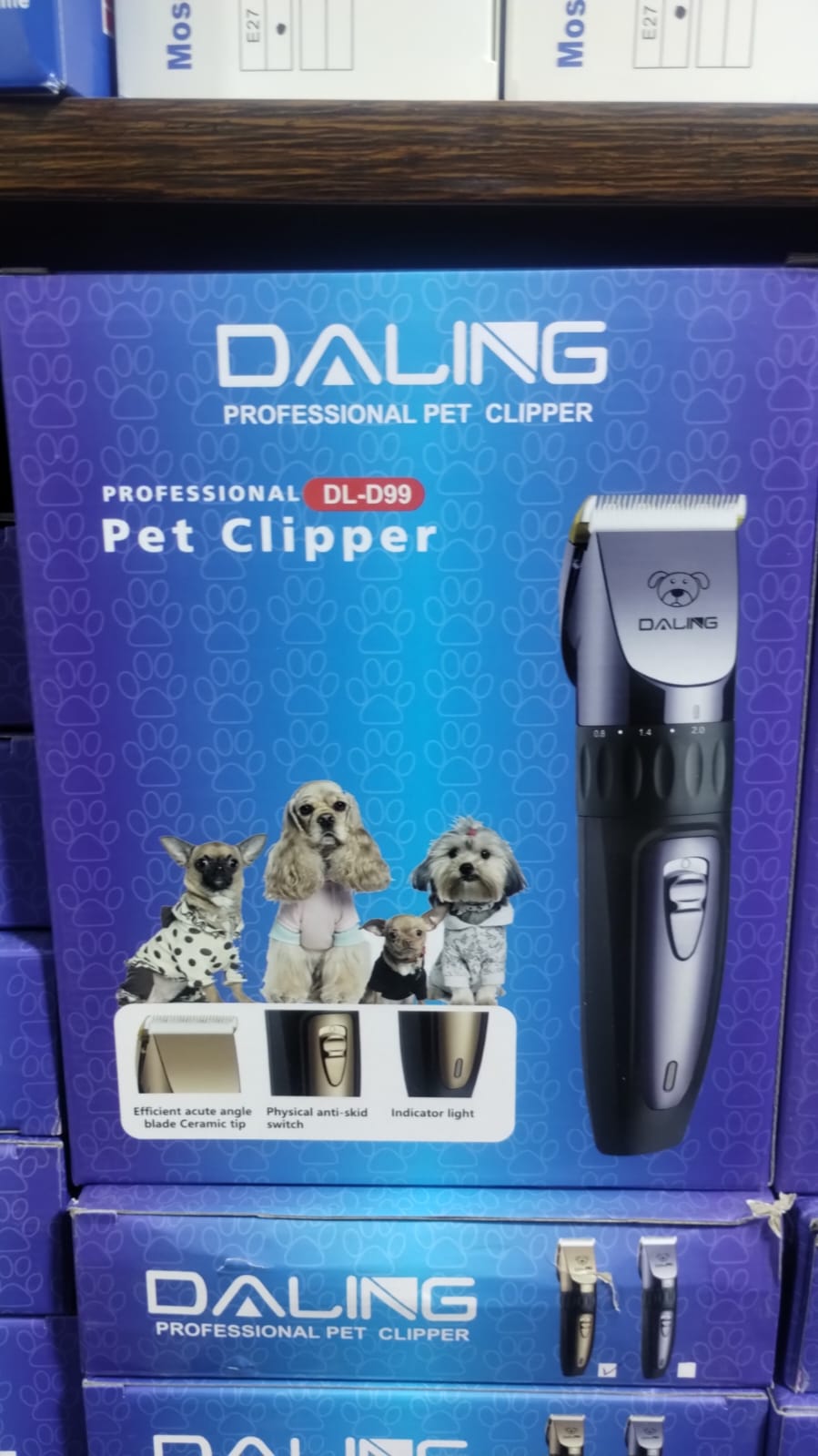 Daling Rechargeable Professional Pet Clipper Electric Grooming Trimmer for Dogs & Cats - Image 5