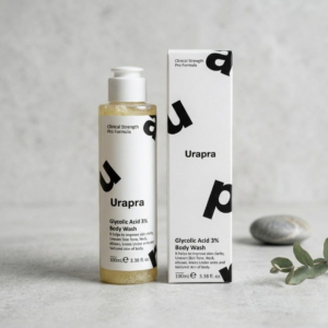 Urapra Glycolic Acid 3% Body Wash – Exfoliating Body Cleanser for Smooth & Brighter Skin l 100ml - Image 1