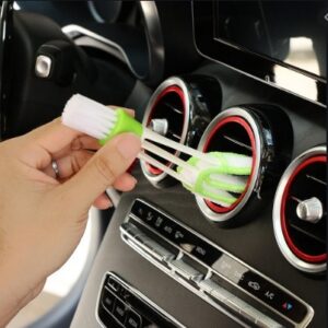 2-in-1 Car Air Conditioning Vent Cleaning Brush - Multi-Functional Microfiber Detailing Tool - Image 1