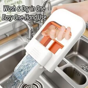 Foldable Mini Mop | Portable Desktop Wet & Dry Cleaning Mop | Self‑Squeezing - Image 4