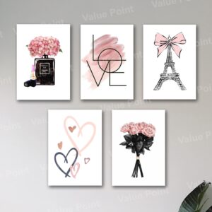 Set of 5 Premium Wall Art Photo Tiles – Modern Home Decor Sets 8x11 - Image 1