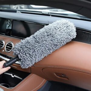 Premium Microfiber Car Duster Kit with Telescopic Handle – Scratch-Free Interior & Exterior Cleaning Brush for Cars, SUVs, Trucks & Home Use - Image 1