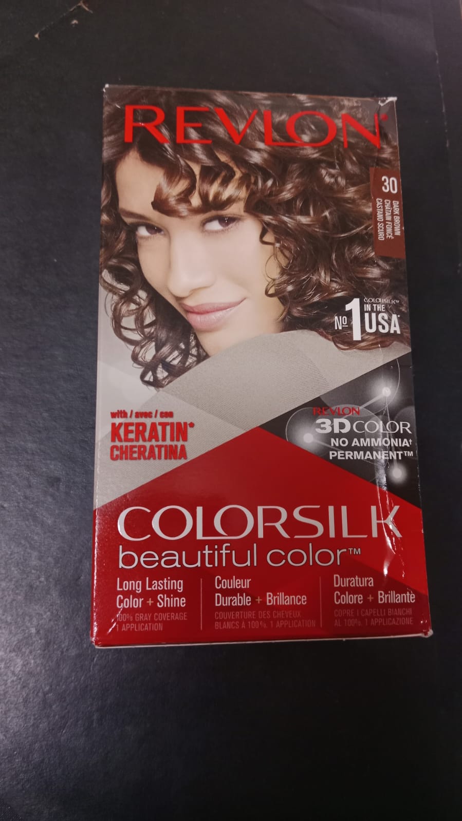Revlon ColorSilk Hair Color #30 Dark Brown – Ammonia Free Permanent Hair Dye - Image 3
