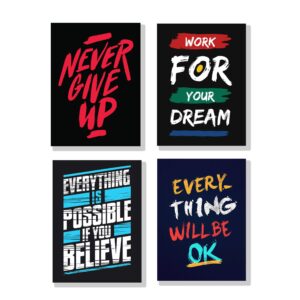 Set of 4 Premium Wall Art Photo Tiles – Modern Home Decor Sets 8x11 - Image 1