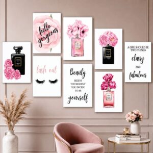 Set of 8 Premium Wall Art Photo Tiles – Modern Home Decor Sets 8x11 - Image 1