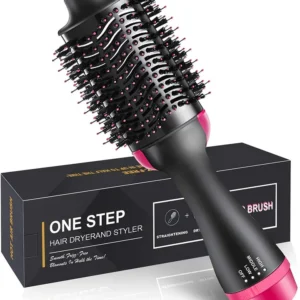 One Step Hair Dryer and Styler – Professional 1200W Hot Air Brush with Heavy-Duty Power Cord & Plug for All Hair Types - Image 3