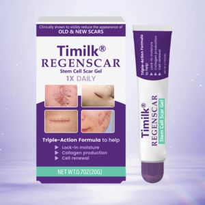 Timilk Regenscar Stem Cell Scar Gel 20g Triple Action Formula For Old And New Scars Surgical Marks Skin Renewal - Image 1