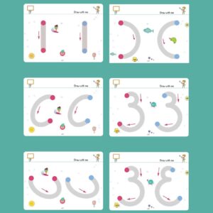 Magical Tracing Workbook Set for Kids – Reusable Learning to Write Alphabet, Numbers & Line Tracing Practice Book with Magic Pen - Image 3