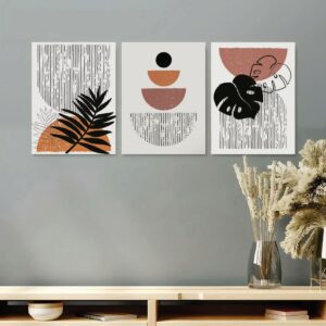 Set of 3 Premium Wall Art Photo Tiles – Modern Home Decor Sets 8x11 - Image 1