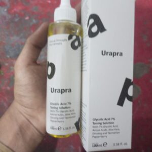 Urapra Glycolic Acid 7% Toning Solution – Exfoliating Toner for Bright & Smooth Skin (100ml) - Image 4