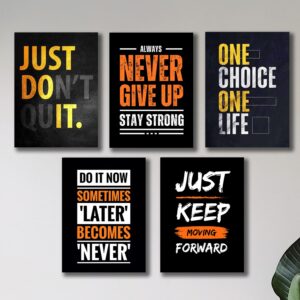Set of 5 Premium Wall Art Photo Tiles – Modern Home Decor Sets 8x11 - Image 1