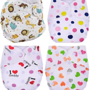 Kids Reusable Baby Diaper And Training Pants Soft Comfortable Washable For Daily Use | Random Colour - Image 1