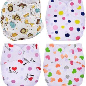 Kids Reusable Baby Diaper And Training Pants Soft Comfortable Washable For Daily Use | Random Colour - Image 1