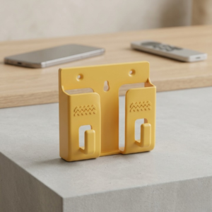 Wall Mounted Universal Mobile Phone Holders – Space-Saving Charging Stand & Remote Organizer (Random Colors) - Image 2