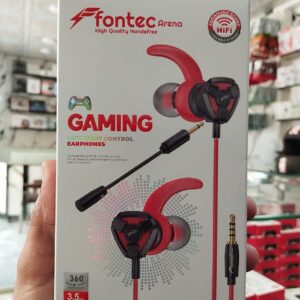 Fontec Arena Gaming Earphones with Detachable Mic – 3.5mm HiFi Stereo Surround Handsfree for Mobile, PC & Console - Random Color - Image 5