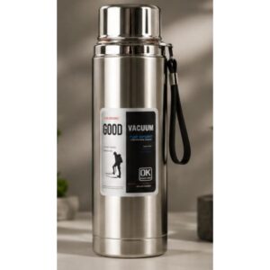 Premium 800ml/1000ml Stainless Steel Water Bottle – Leakproof Insulated Water Flask (Random Color) - Image 1