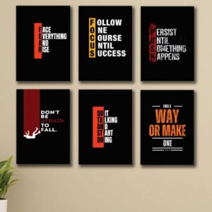 Set of 6 Premium Wall Art Photo Tiles – Modern Home Decor Sets 8x11 - Image 1